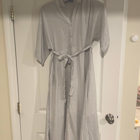 Hatch button down midi dress with belt size 0 - Picture 1 of 5